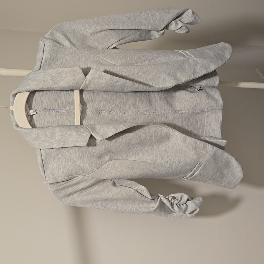 Women's Grey Open front blazer